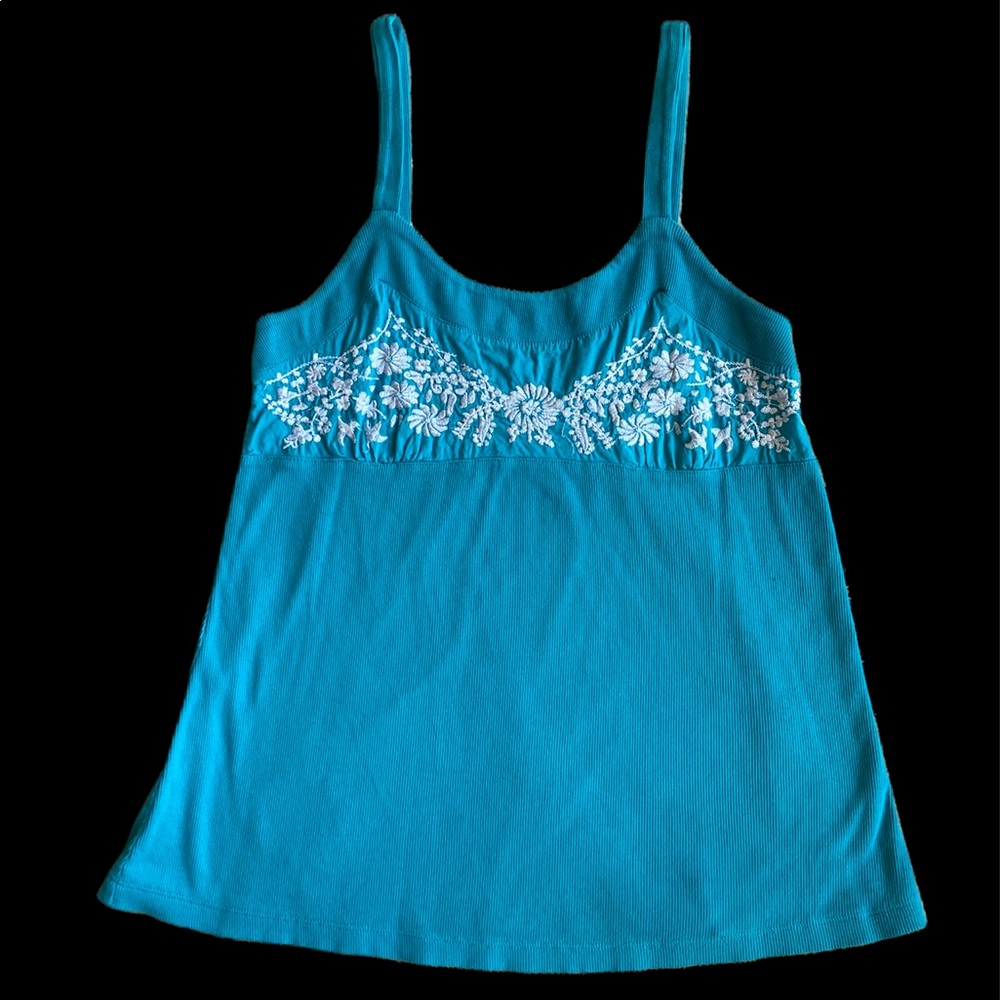 Embroidered Tank Top